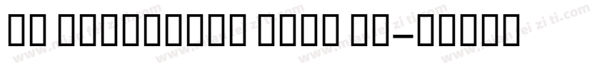 GE Ergonomic Bold It字体转换